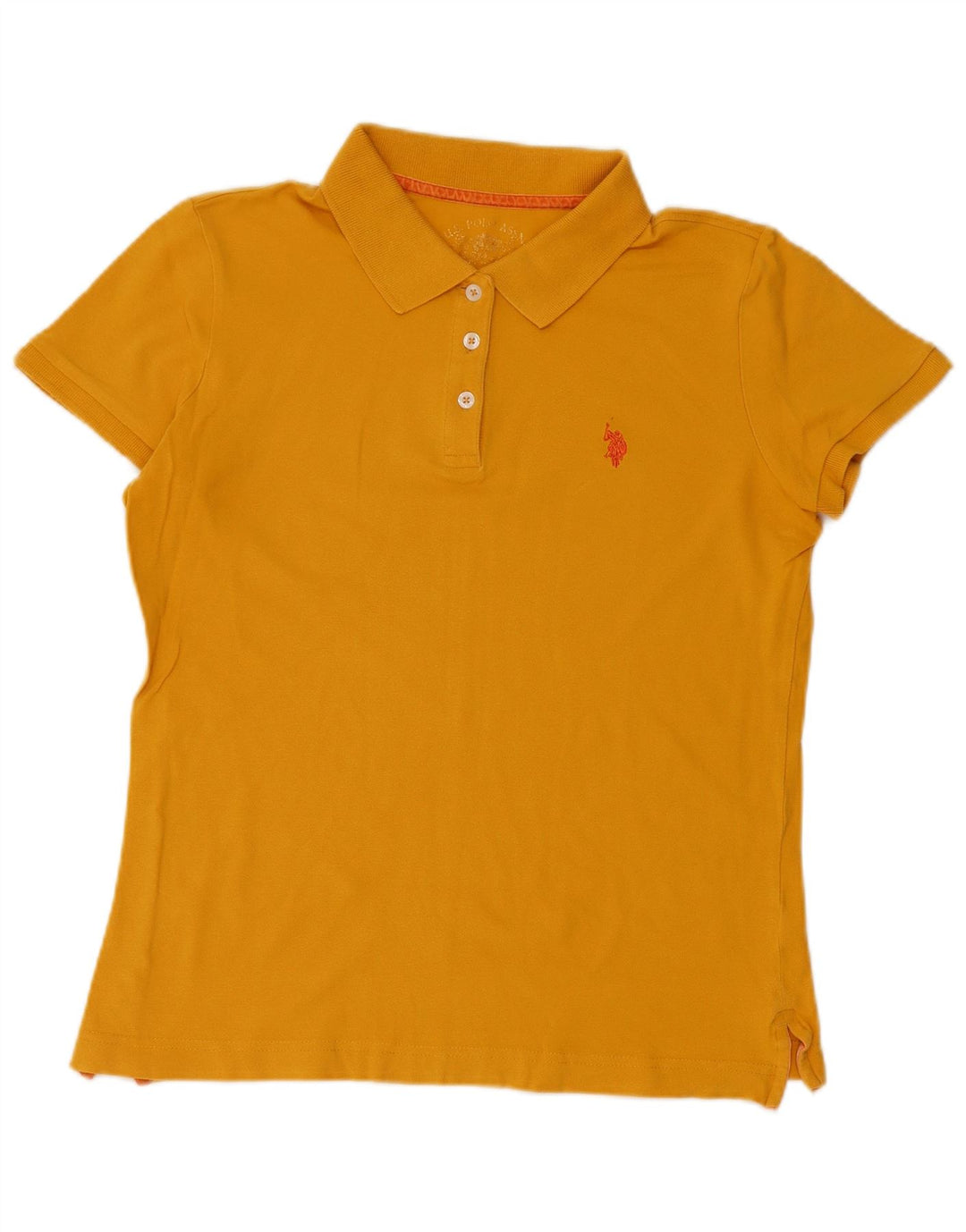 POLO AMÉRICAIN ASSN. Polo Femme UK 14 Jaune Moyen
