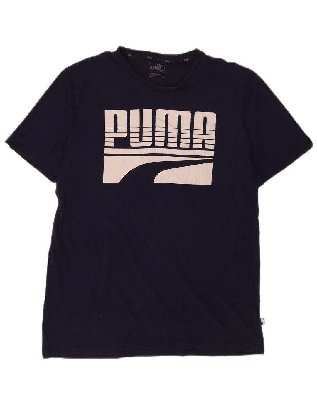 Puma T-shirt graphique pour homme, grand, bleu marine