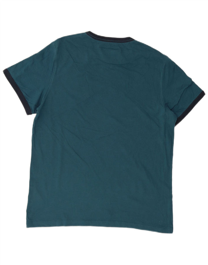 TIMBERLAND T-shirt Coupe Standard pour hommes, coupe régulière, haut, grand, bleu