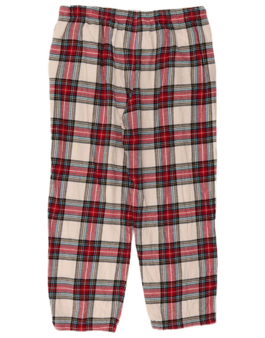 Marks & Spencer Pantalon Chino Femme Large W34 L26 Carreaux Multicolores
