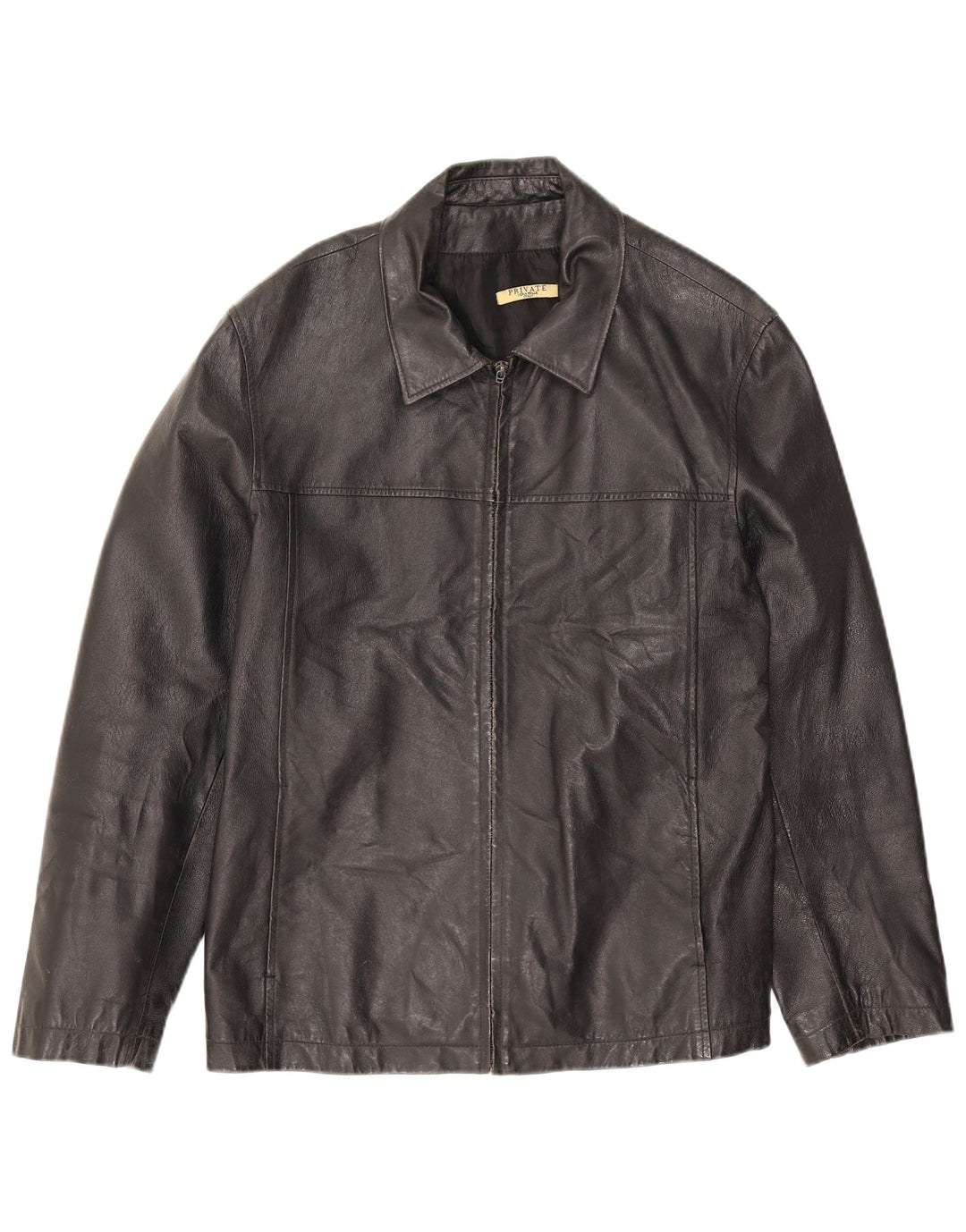 Veste en cuir homme Private IT 52 XL Noir