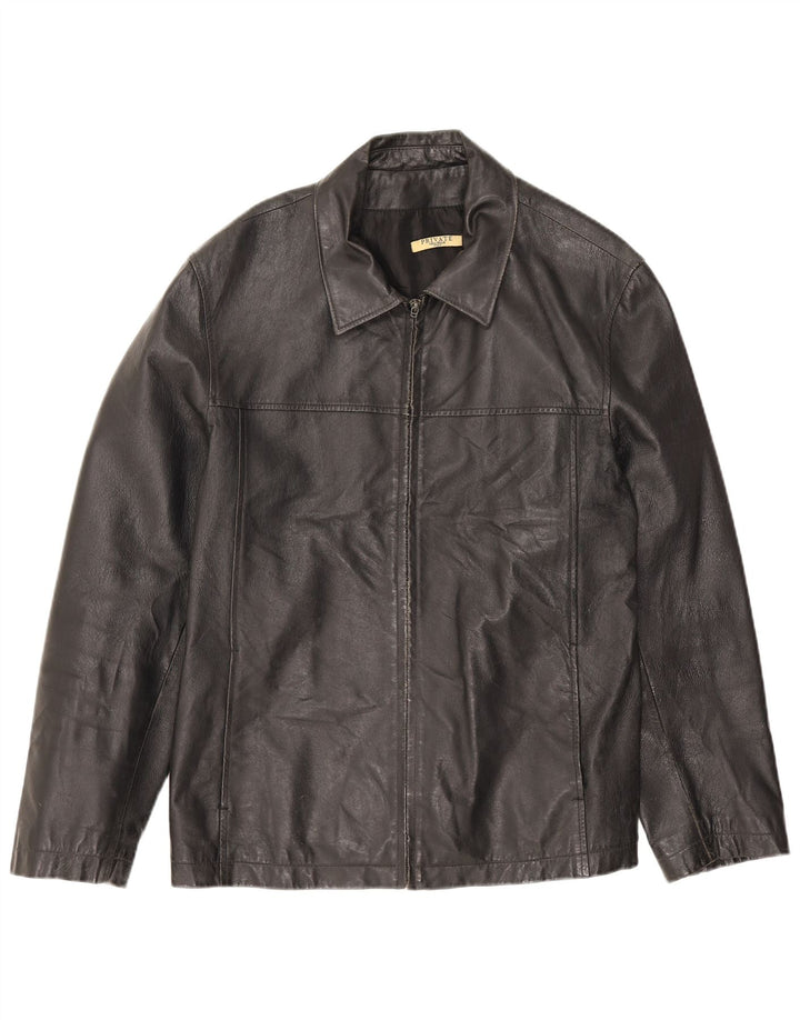 Veste en cuir homme Private IT 52 XL Noir