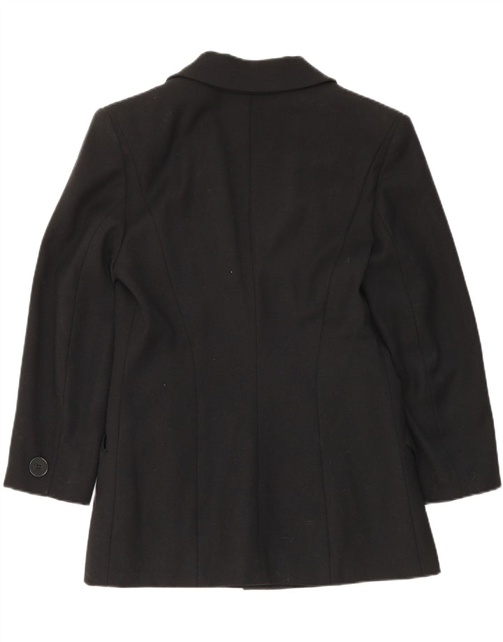 LUISA SPAGNOLI Womens 1 Button Blazer Jacket IT 44 Medium Black Vintage Luisa Spagnoli and Second-Hand Luisa Spagnoli from Messina Hembry 