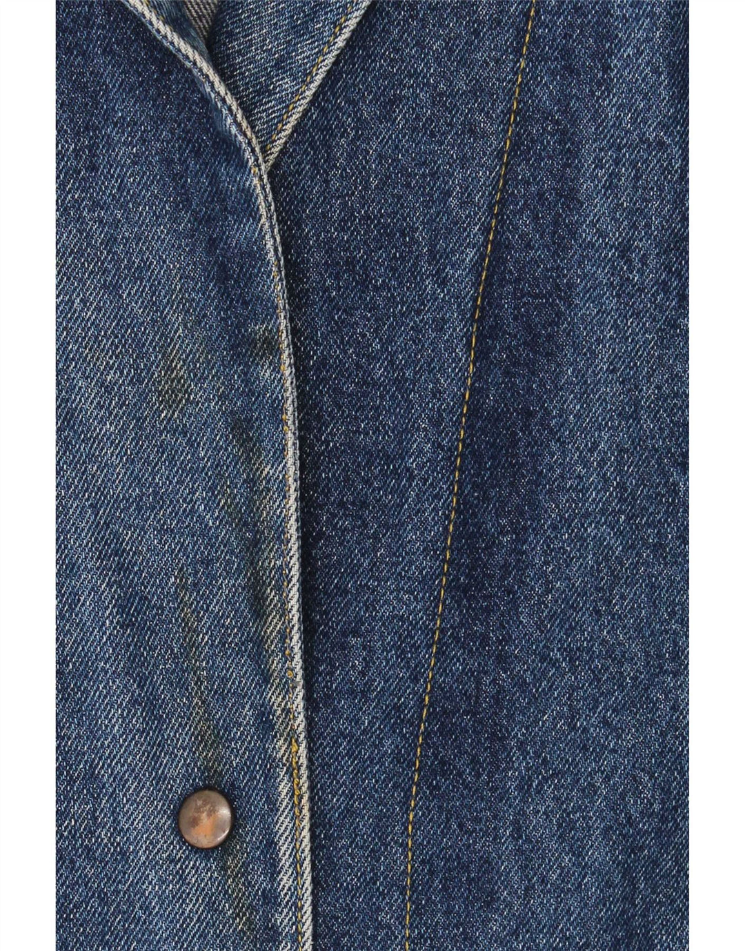 vintage Femmes Surdimensionné 2 Bouton Denim Blazer Veste UK 18 XL Bleu