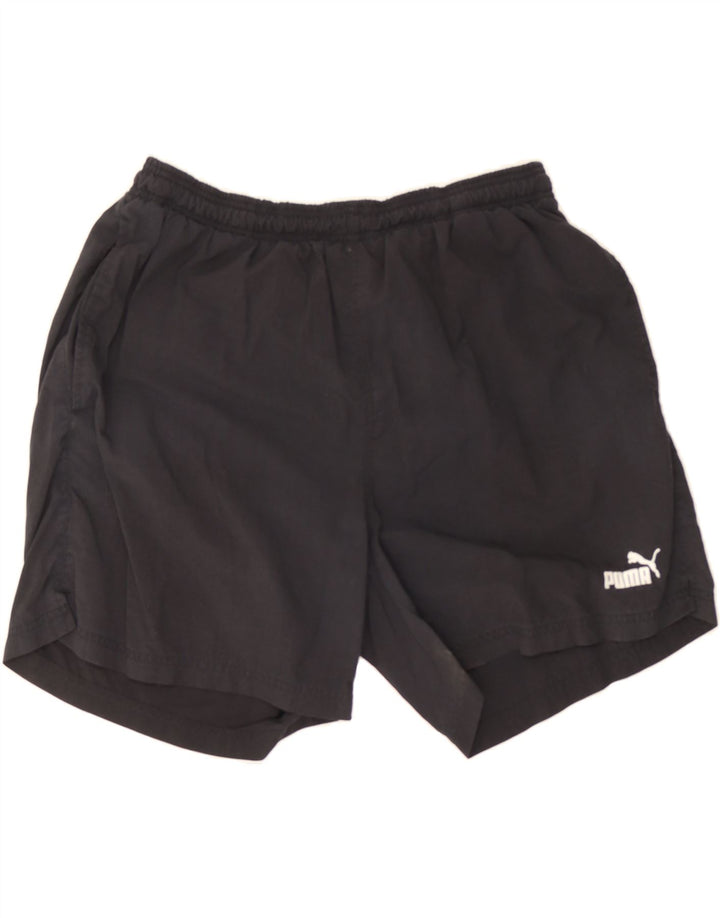 PUMA Mens Sport Shorts XL  Black Polyamide Vintage Puma and Second-Hand Puma from Messina Hembry 
