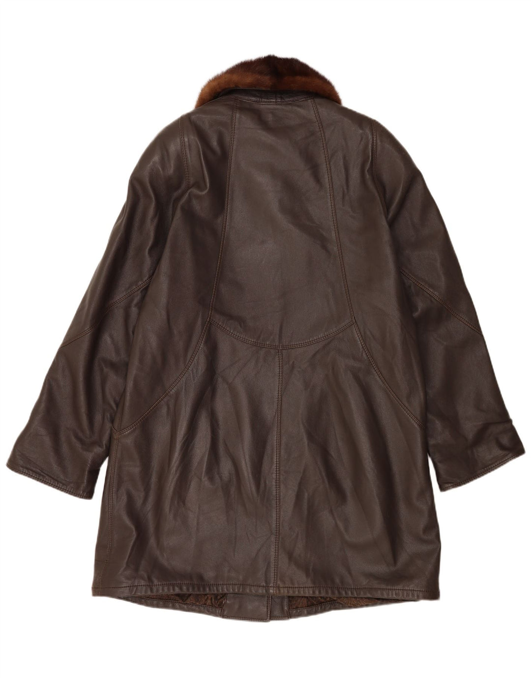 pardessus femme vintage UK 18 XL Marron