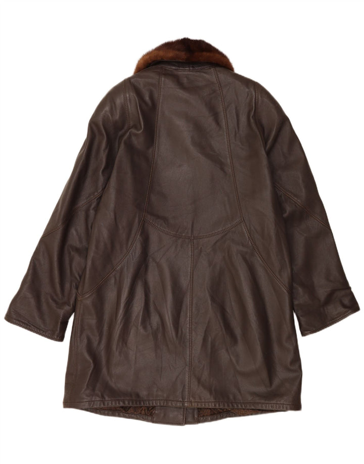 pardessus femme vintage UK 18 XL Marron