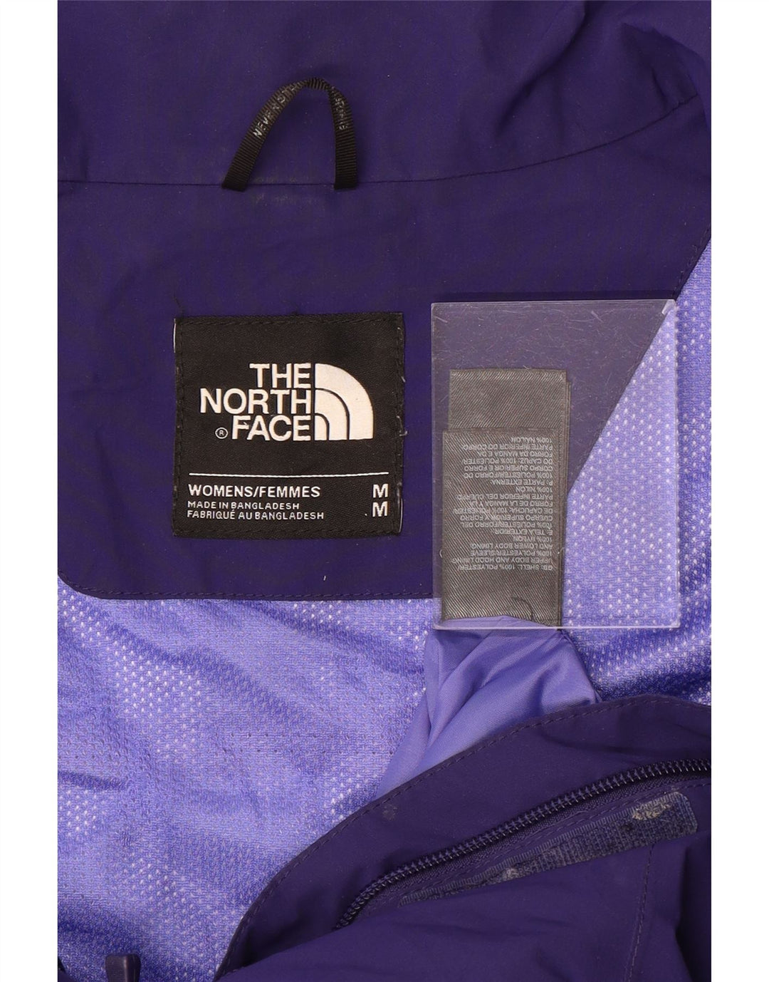 THE NORTH FACE Veste de pluie à capuche Hyvent pour femme UK 14 Nylon violet moyen