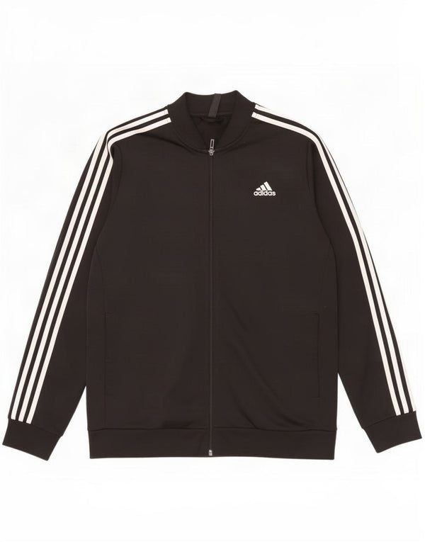 Adidas Veste de survêtement pour homme Large Noir Polyester