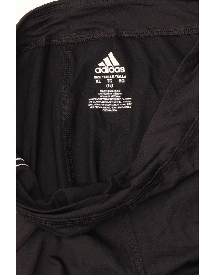 Adidas Legging Fille 15-16 ans XL Noir Polyester