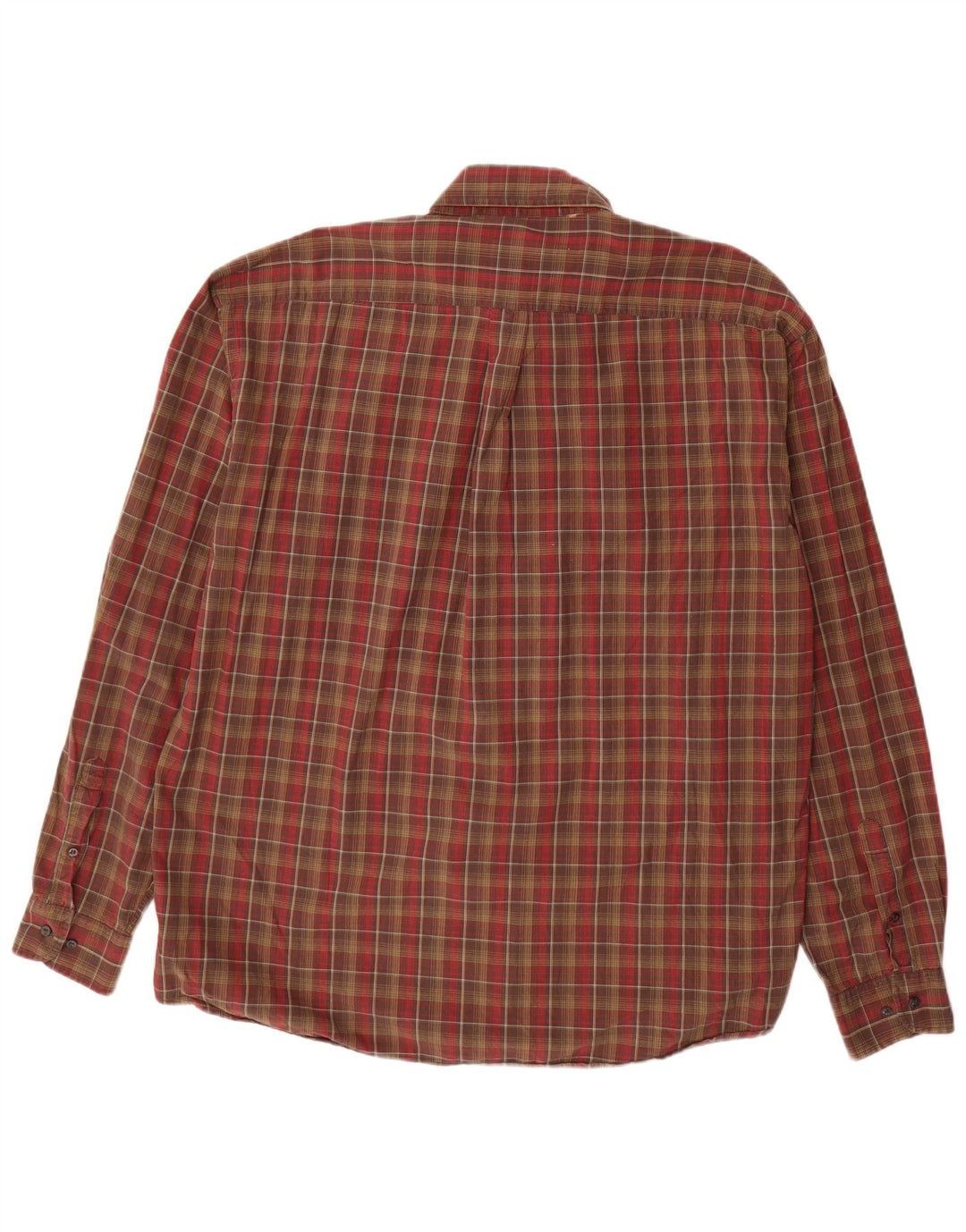 Sergio Tacchini Chemise Homme 2XL Marron Carreaux Coton