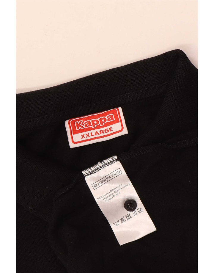Kappa Polo Homme 2XL Noir Coton