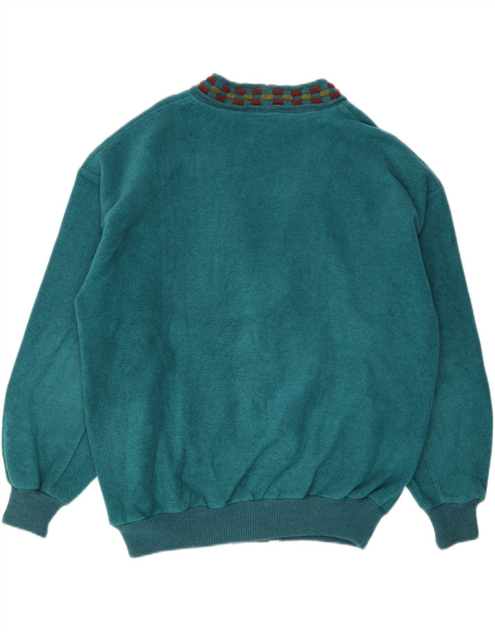 AUSTRALIAN L'ALPINA Veste Polaire Homme IT 52 XL Bleu Géométrique Polyester