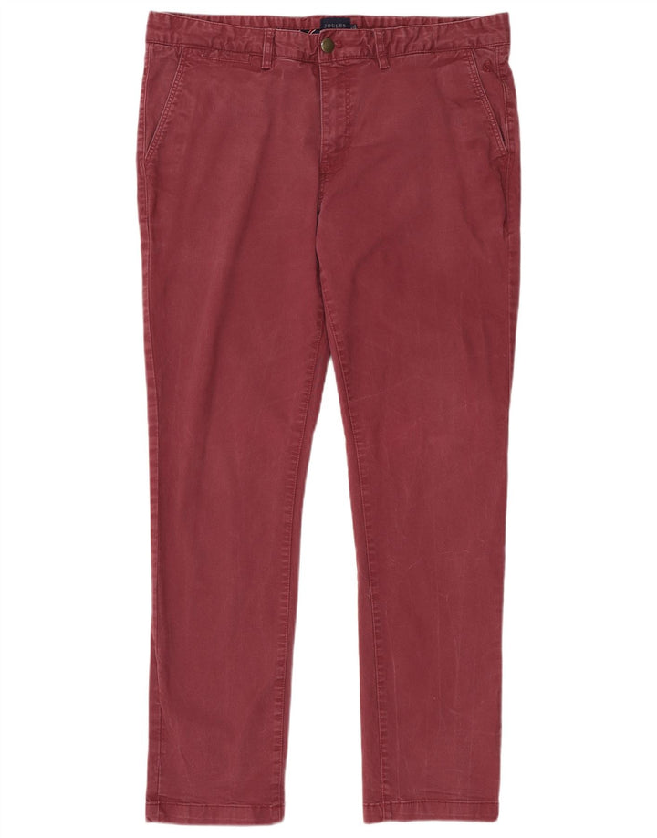 JOULES Pantalon Chino Slim Homme W36 L32 Coton Bordeaux