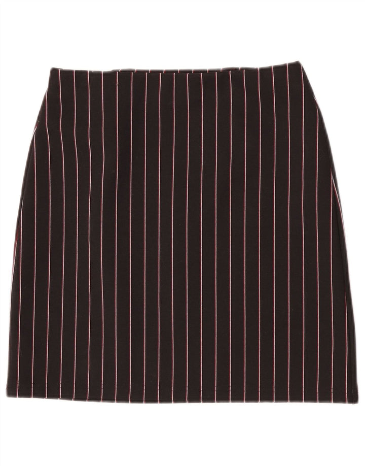 Marks & Spencer Mini-jupe femme UK 8 Small W26 Polyester rayé noir