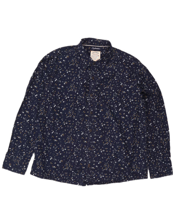 Chemise Homme Fat Face 3XL Coton Floral Bleu Marine
