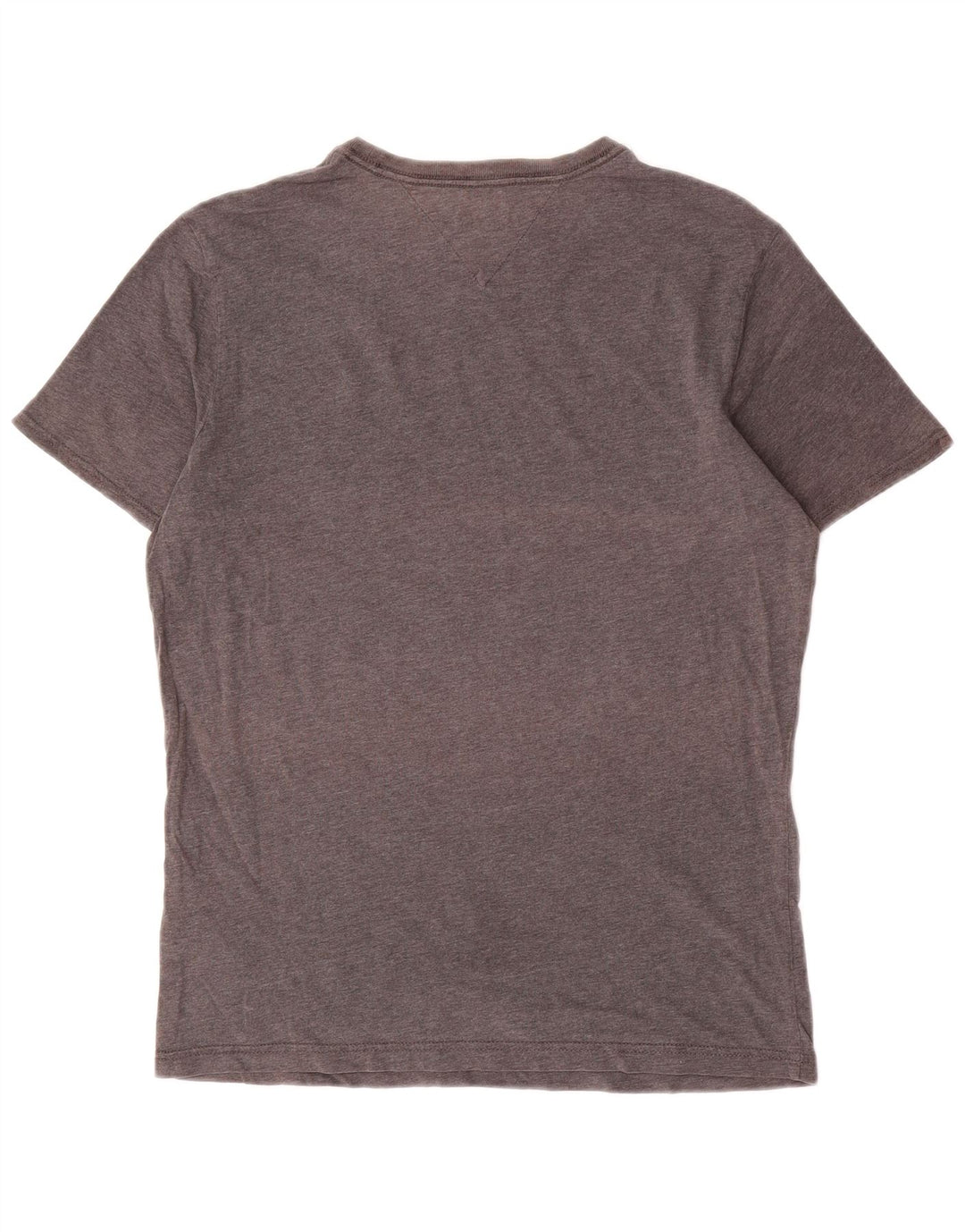 TOMMY HILFIGER Mens T-Shirt Top Large Grey Cotton