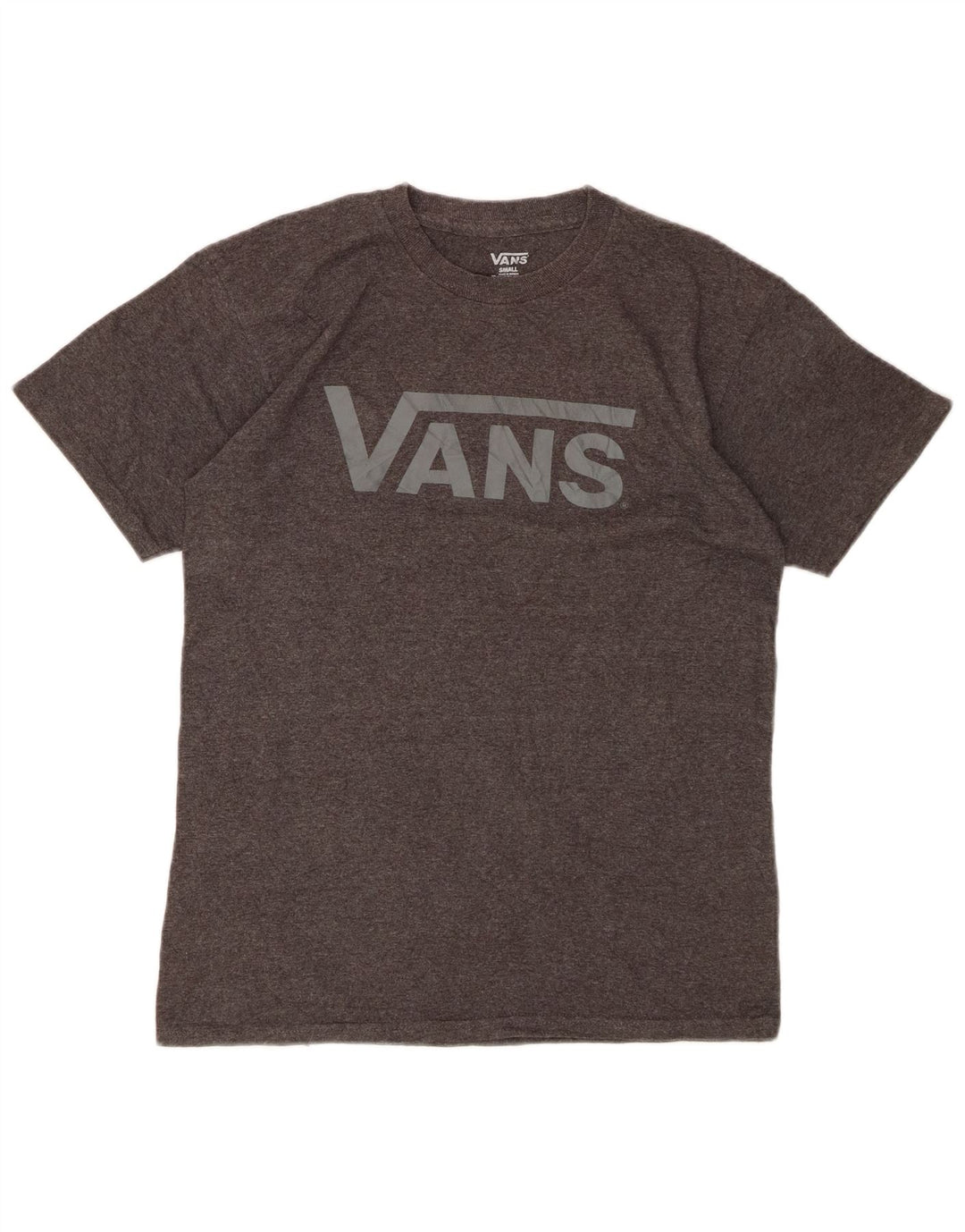 VANS T-shirt graphique pour hommes, petit, gris, coton