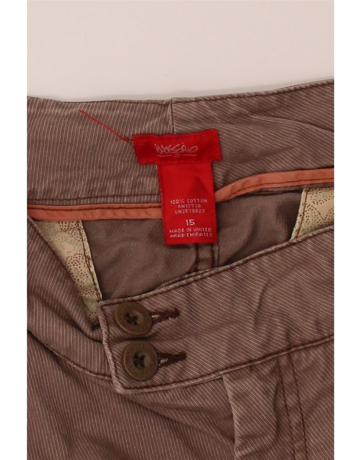 MOSSIMO Womens Casual Shorts US 15 XL W36 Brown Cotton Vintage Mossimo and Second-Hand Mossimo from Messina Hembry 