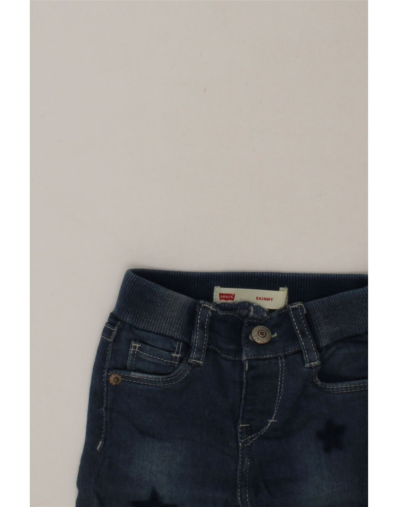 LEVI'S Baby Boys Graphic Skinny Slim Jeans 3-6 Months W16 L7 Navy Blue Vintage Levi's and Second-Hand Levi's from Messina Hembry 