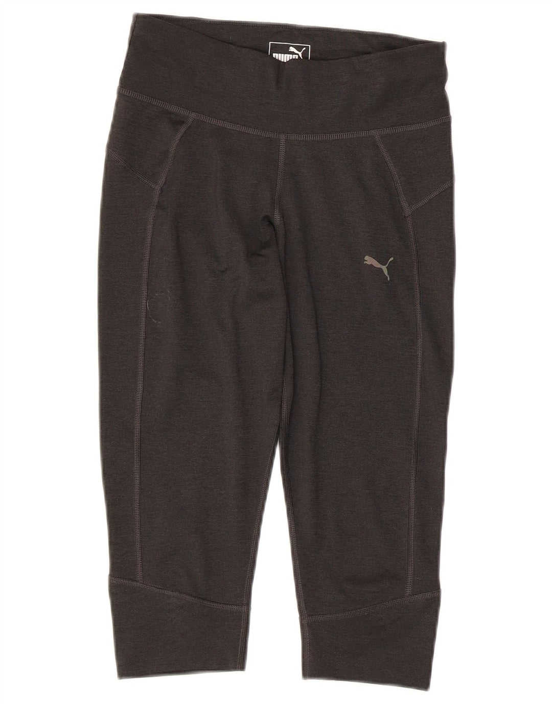 Puma Legging Capri Femme UK 8 Petit Gris Polyester