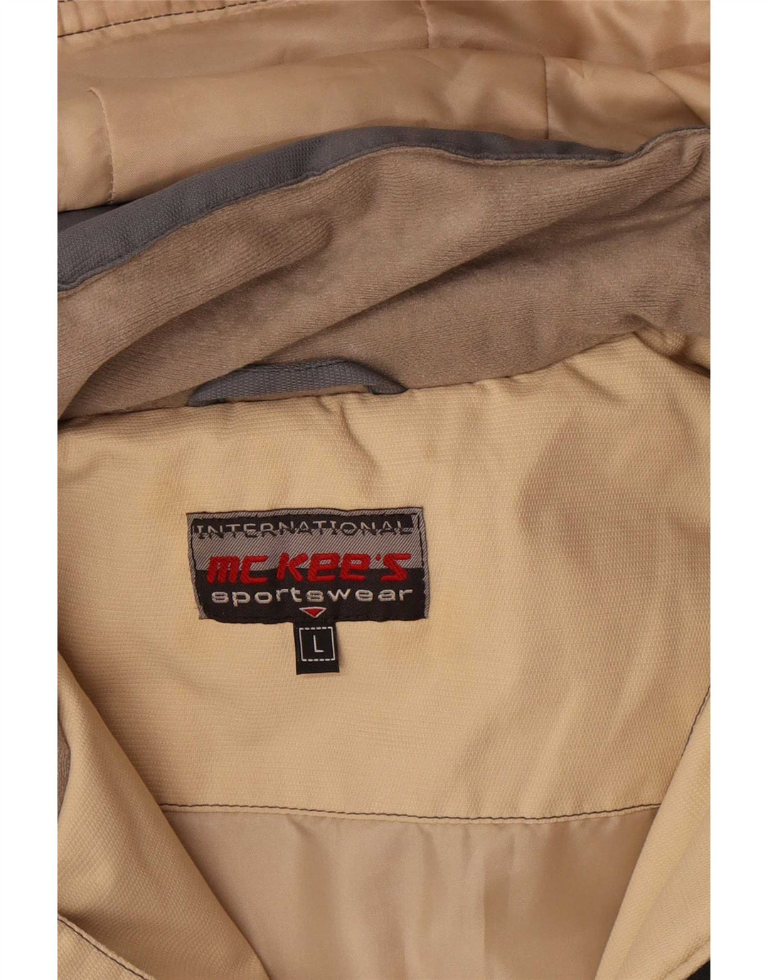 MC Kee's Veste de ski à capuche pour homme UK 40 Large Bleu Colorblock Polyamide