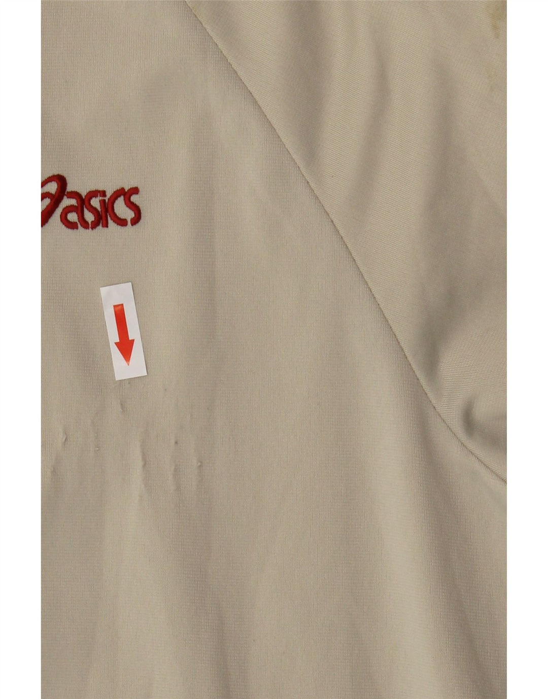 Asics Veste de Survêtement Homme Kaki Moyen Polyester
