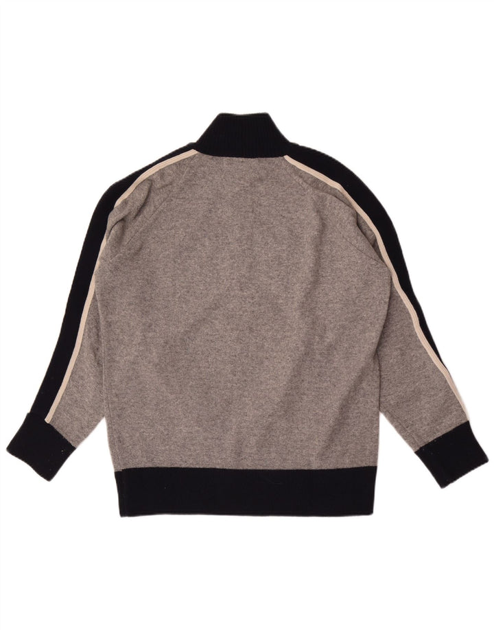 Franklin Marshall Cardigan graphique pour homme en laine color block Gris Taille S