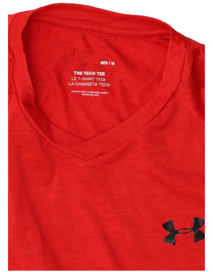 UNDER ARMOUR T-Shirt Homme Rouge Moyen Polyester