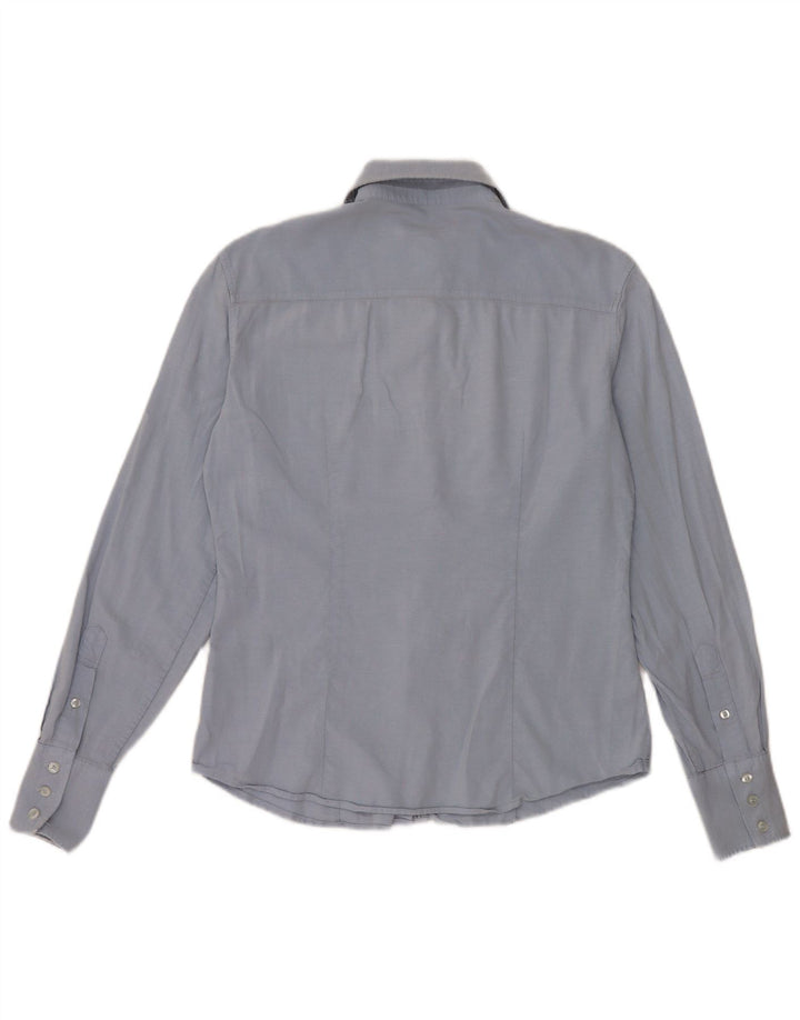 Gant Chemise Femme UK 12 Bleu Moyen Coton