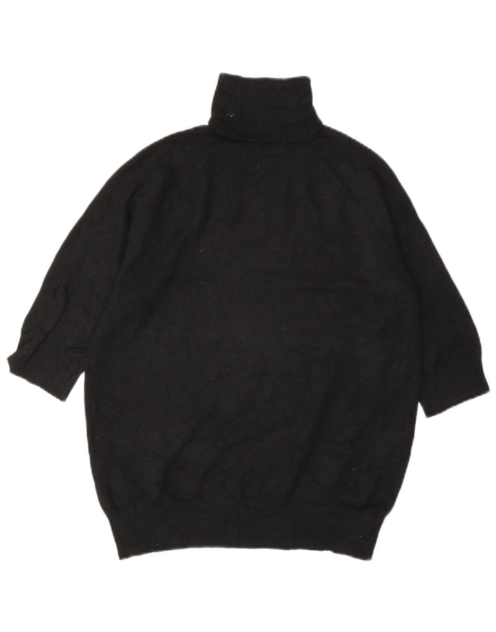 Zara Pull col roulé pour femme UK 14 Noir moyen