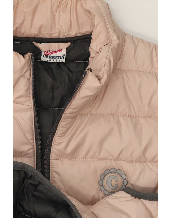Carrera Gilet rembourré pour femme UK 14 Rose moyen