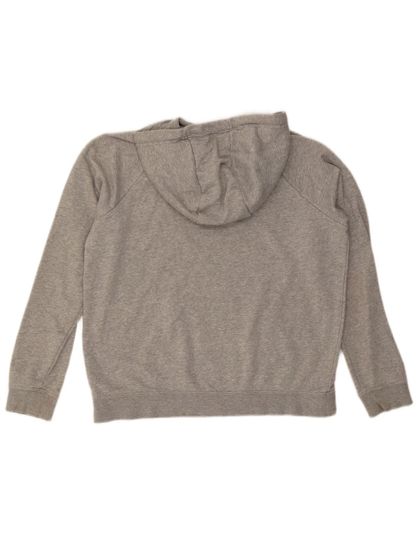 Nike Pull à capuche pour femme UK 14 Gris moyen chiné en coton
