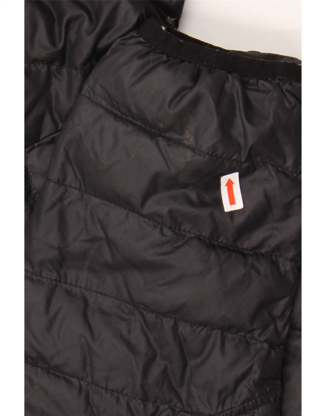 DIESEL Veste matelassée à capuche pour homme UK 36 Small Noir Nylon