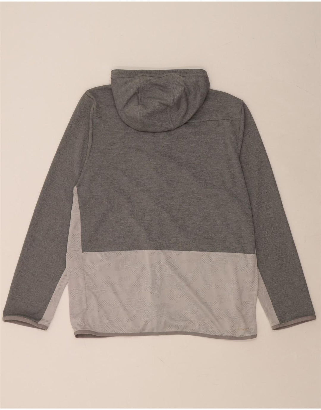 ADIDAS Pull à capuche zippé pour homme XL Gris Polyester
