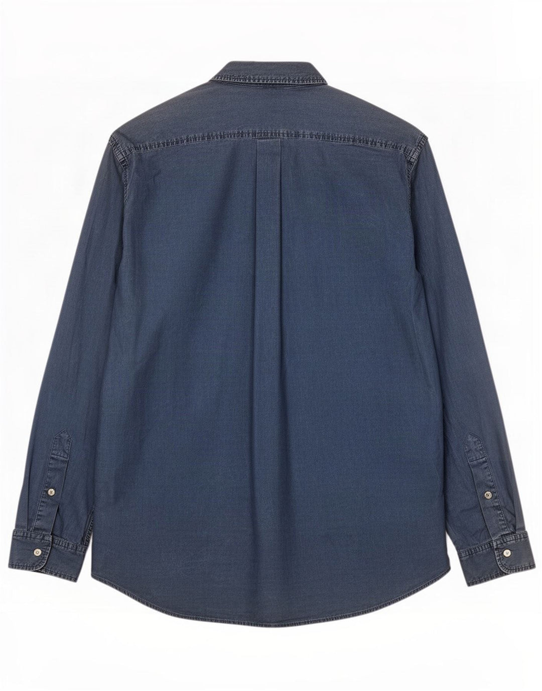Murphy & Nye Chemise Marine Heritage pour homme en coton bleu marine Taille L