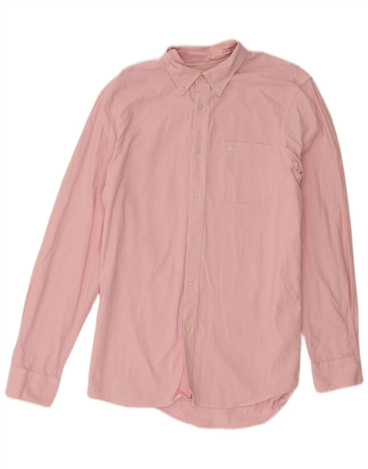 Jack Wills Chemise homme en coton à fines rayures rose moyen