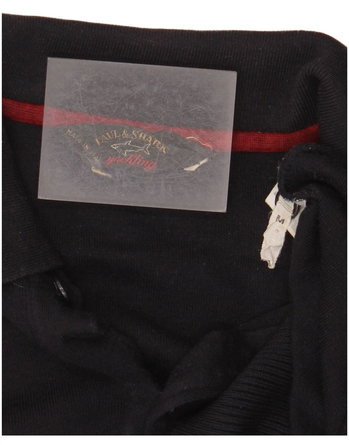 Paul & Shark Pull Col Polo Yachting Homme Bleu Marine Moyen Laine