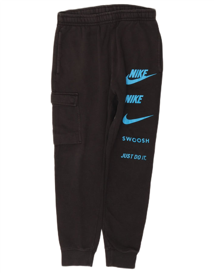 Nike Pantalon de survêtement cargo avec logo Swoosh pour homme Noir Taille S