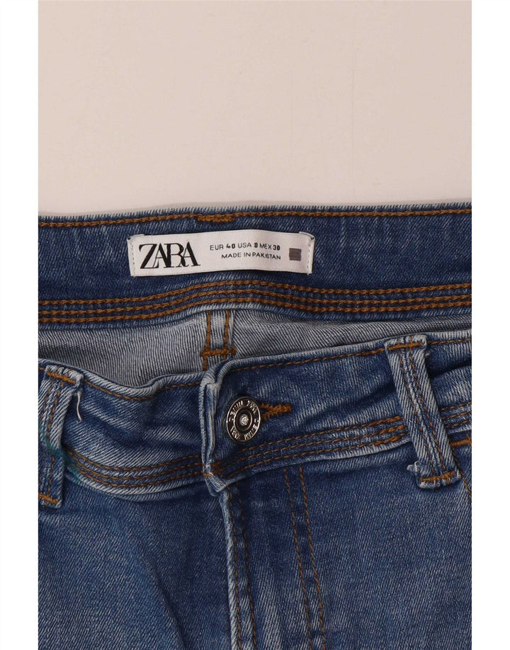 Zara Jean skinny pour femme EU 40 Medium W30 L28 Bleu