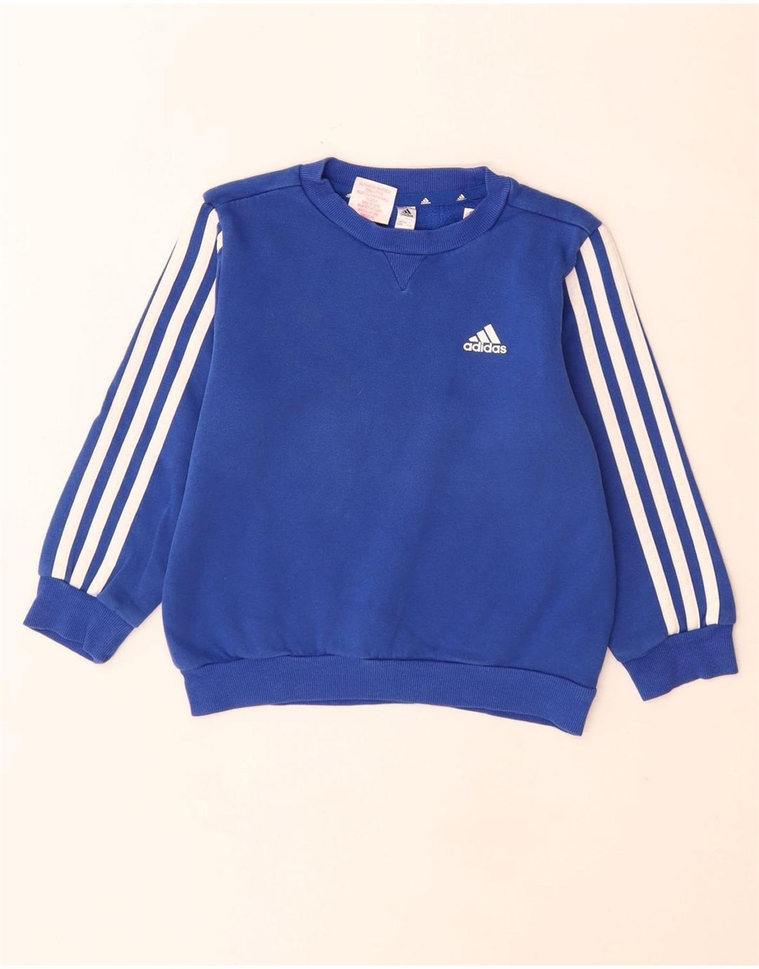 Adidas Sweatshirt Jumper Garçon 6-7 ans Bleu Coton