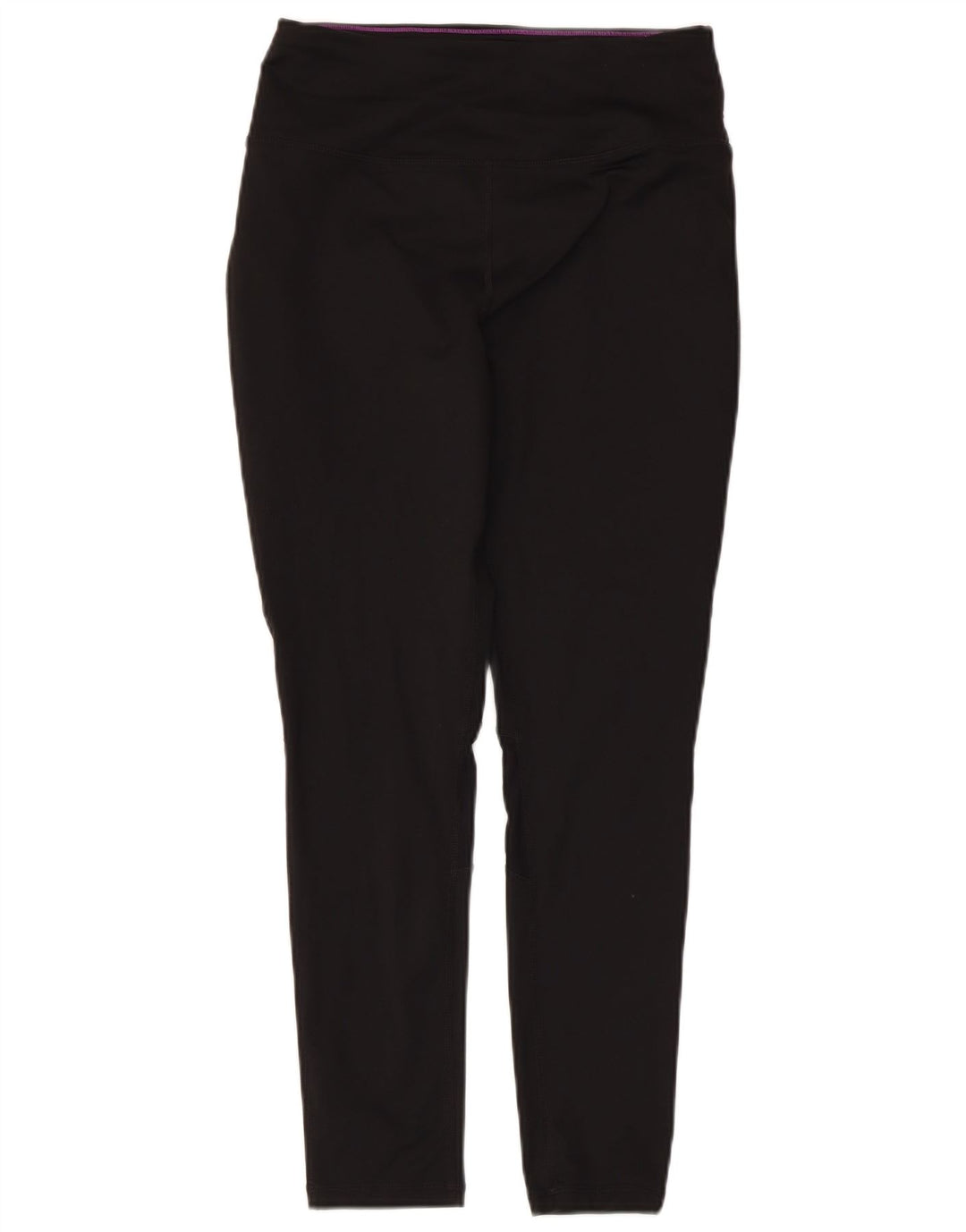 Calvin Klein Leggings Femme UK 12 Nylon Noir Moyen