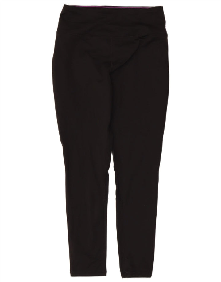 Calvin Klein Leggings Femme UK 12 Nylon Noir Moyen
