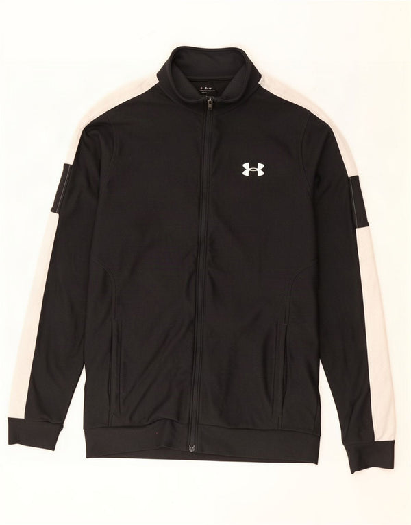 Under Armour Veste de survêtement pour homme Small Noir Colorblock Polyester