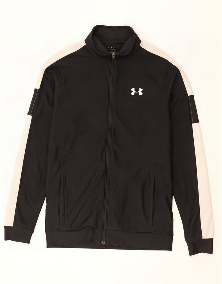 Under Armour Veste de survêtement pour homme Small Noir Colorblock Polyester