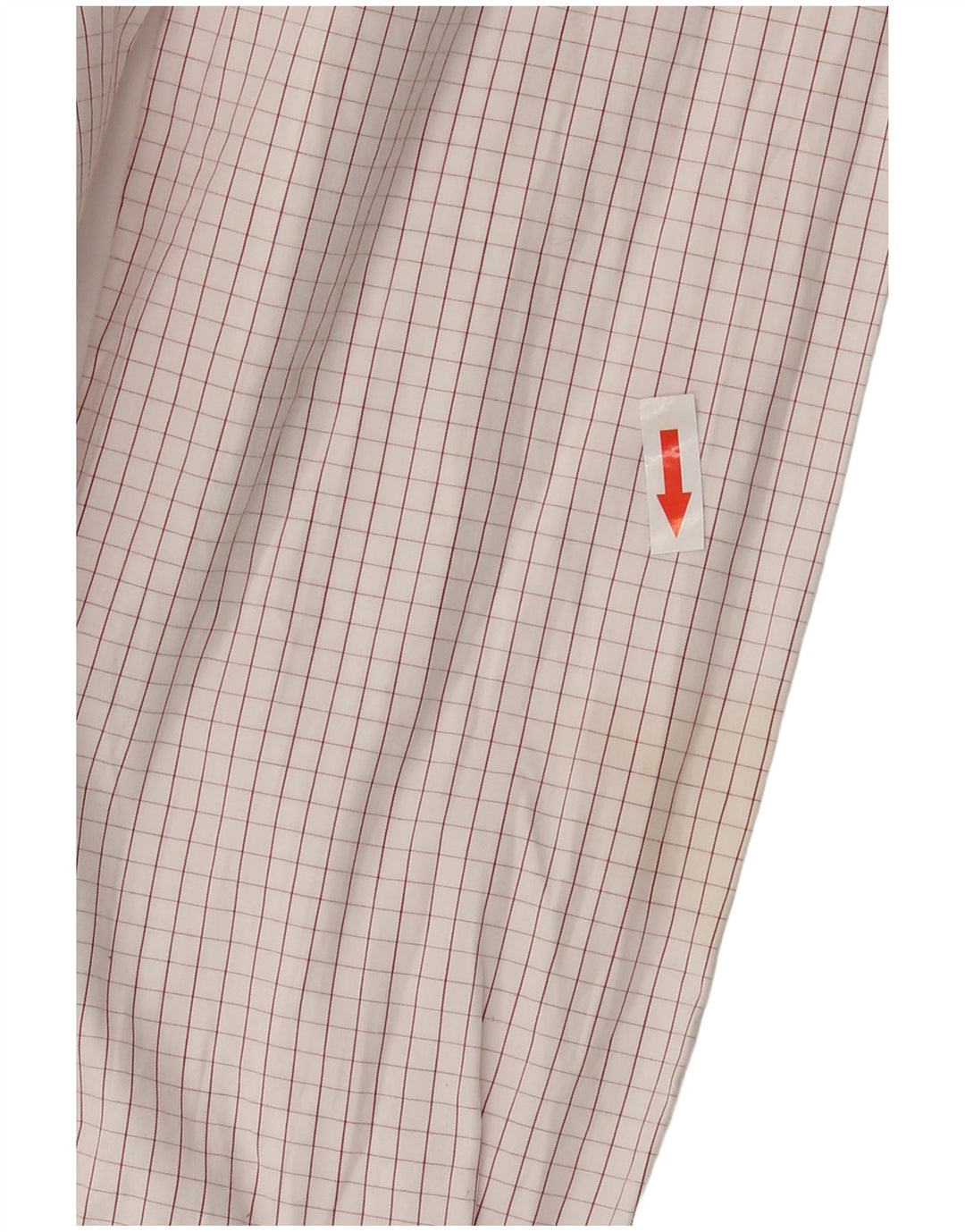 Massimo Dutti Chemise Homme EU 42 Grand Carreau Blanc Coton