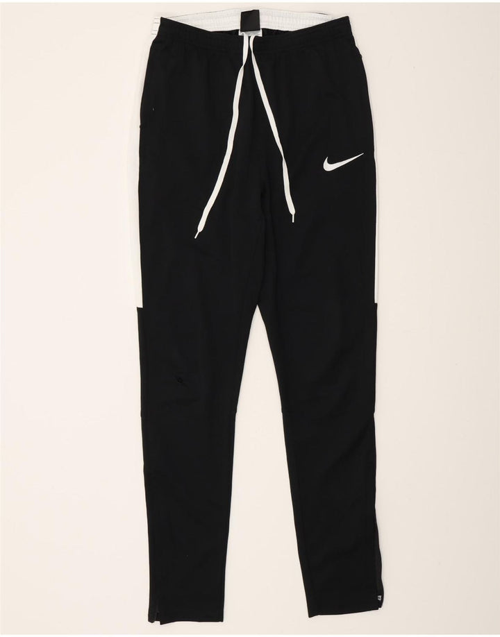 NIKE Pantalon de survêtement Dri Fit pour hommes, petit, noir, polyester color block
