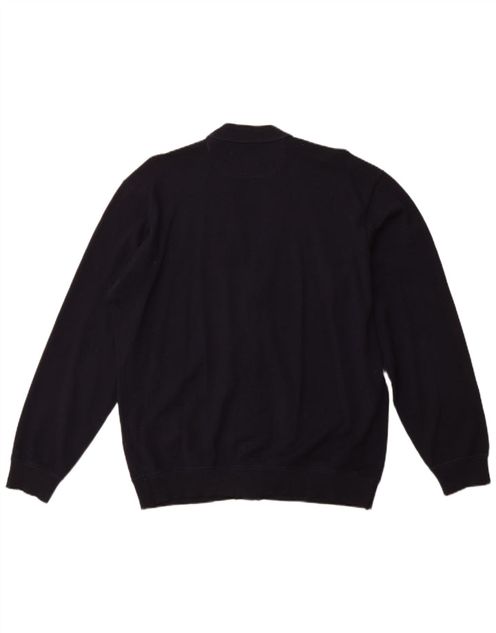 PAUL & SHARK Cardigan Homme Pull Large Bleu Marine Laine