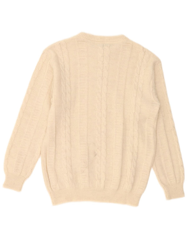 Pierre Cardin Pull col bateau pour homme Large Beige