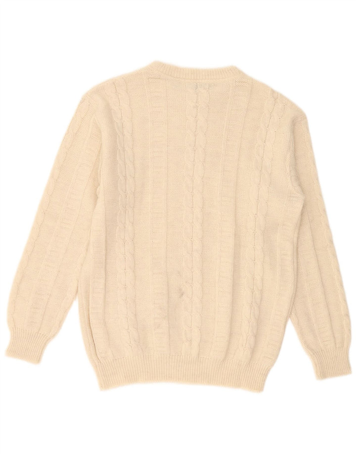Pierre Cardin Pull col bateau pour homme Large Beige